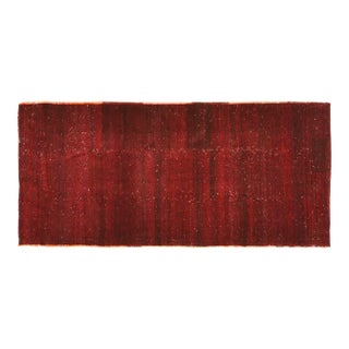 Moroccan Hand Knotted Organic Wool Fine Weave Rug,4'8"x10'5" For Sale
