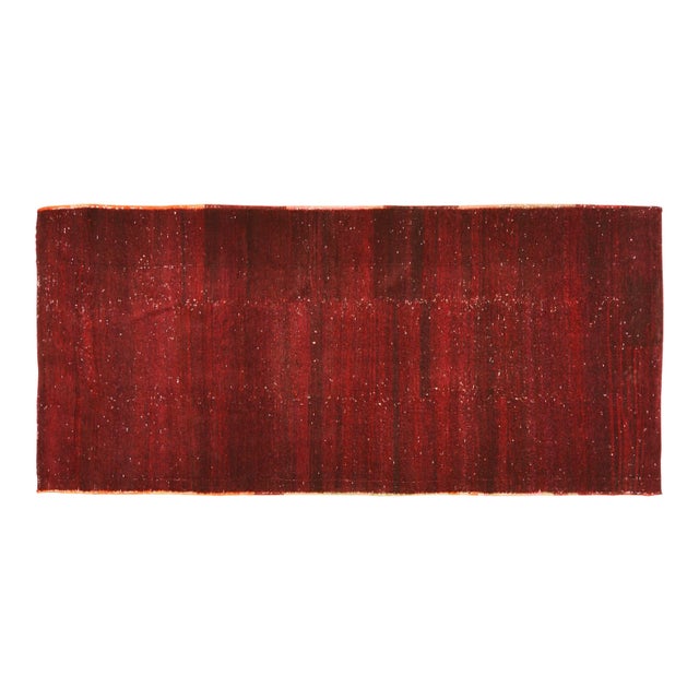 Moroccan Hand Knotted Organic Wool Fine Weave Rug,4'8"x10'5" For Sale