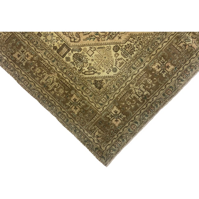 Vintage Middle Eastern Hand-Knotted Rug For Sale - Image 4 of 6