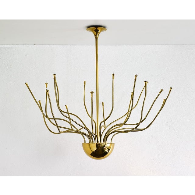 Large Medusa Ceiling Lamp from Florian Schulz, 1980s, in Very Good conditions. Designed 1980 to 1989 I have official proof...