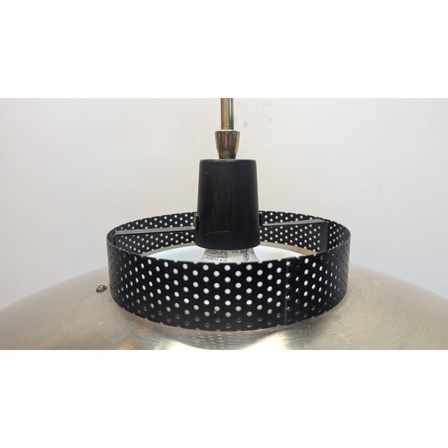 Brass Mid Century Modern Brass Pendant Moe Lighting For Sale - Image 8 of 9