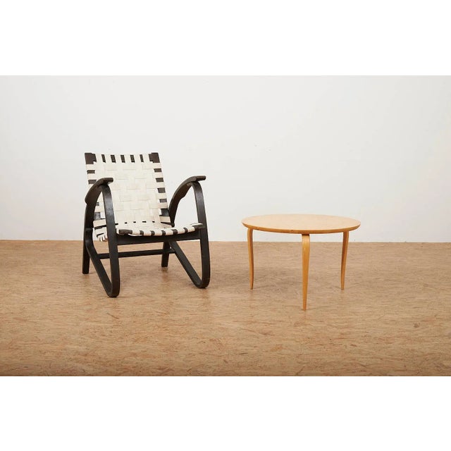 Annika Side Table with Birch Legs by Bruno Mathsson for Dux Tabergs Yllefabriks, 1936 For Sale - Image 9 of 13