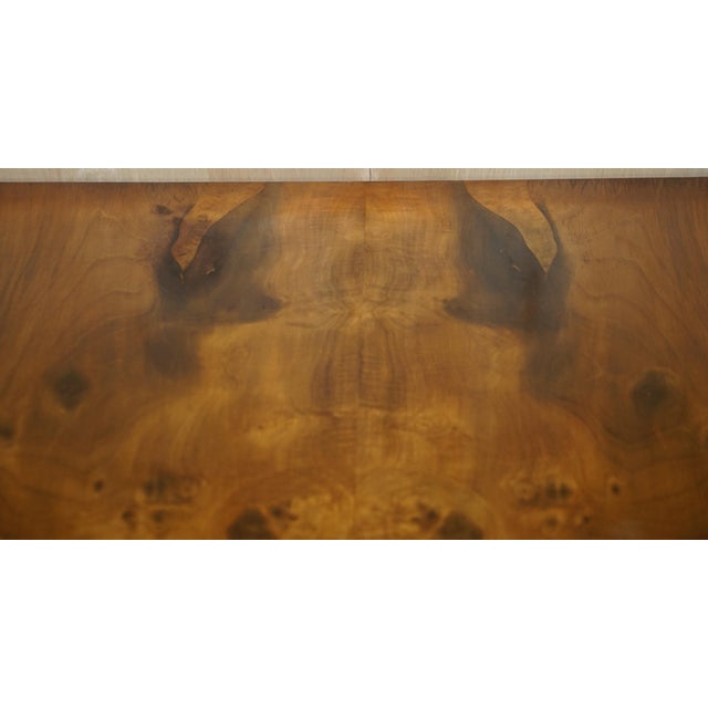 Antique Art Deco Burr Walnut Housekeepers Linen Cupboard from Waring & Gillow For Sale - Image 12 of 18