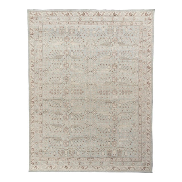 Rug & Kilim’s Atlas Rug in Pale Blue, 9x12 For Sale