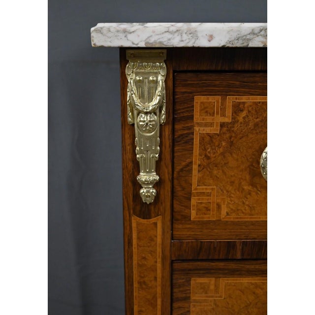 Small Louis XVI Chest of Drawers, 1940s For Sale - Image 9 of 18