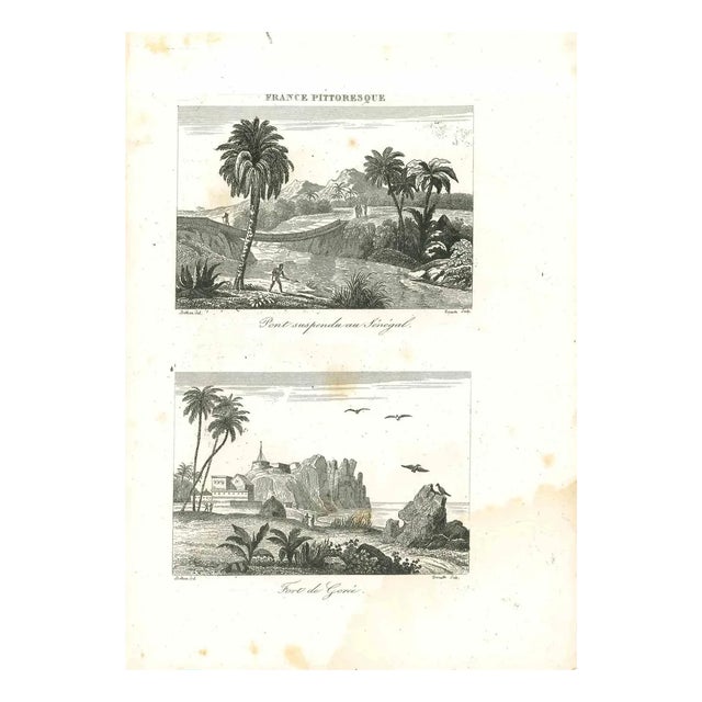 Views of Senegal, 19th Century, Lithograph For Sale