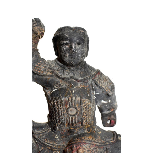 18th Century Warrior Statue For Sale - Image 11 of 13