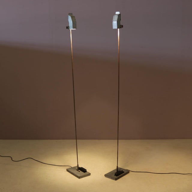 Vintage Belgian Brutalist Floor Lamp in Stone and Metal by Gerard Kuijpers, 1990s For Sale - Image 14 of 15