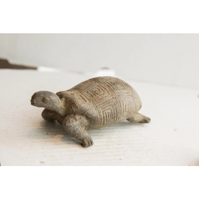 Old New House Vintage African Tortoise Sculpture For Sale - Image 4 of 7