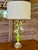 Vintage Italian Tole Floral Table Lamp With Hand-Painted Flowers For Sale - Image 11 of 11
