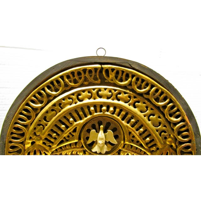 Gold Rare Antique Icon of St. Catherine of Alexandria in a Kiot Shadow Box For Sale - Image 8 of 18