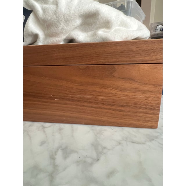 Chestnut Late 20th Century Linley Mayfair Wood Table Top Chess Board Game Set For Sale - Image 8 of 12