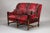 Large Louis XIII Sofas in Burgundy Red Velvet, 1900s, Set of 2 For Sale - Image 6 of 17