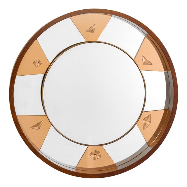 Wall Mirror by Ico Parisi for Fontana Arte, 1950s For Sale