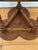 Brown Midcentury English Oak Clover Cricket Table For Sale - Image 8 of 9