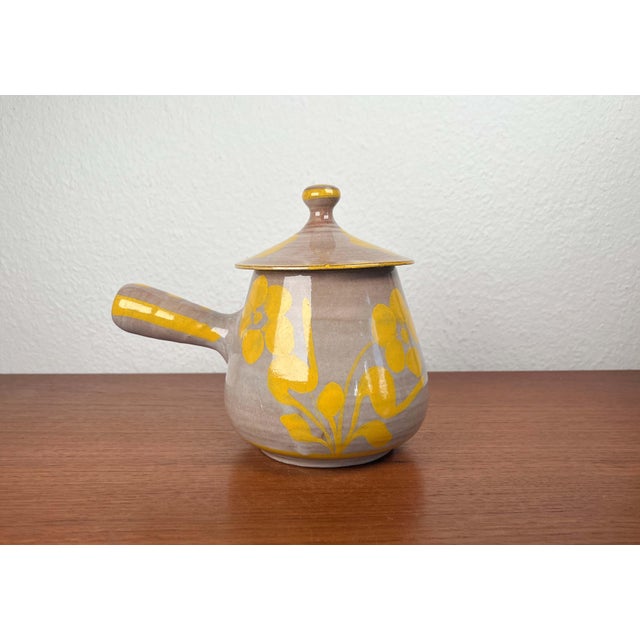 Vintage Italian Japanese Style Pottery Teapot from Cerasarda Fatto a Mano, 1970s For Sale - Image 17 of 18