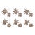 2020s Wood Bead Snowflake Ornament (Set of 12) For Sale - Image 5 of 5