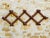 Vintage, french, wall-mount, folding/retractable/accordion coat rack. piece is made of beechwood, showcasing a...