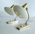 Gold Vintage Bedside Table Lamps, 1950s, Set of 2 For Sale - Image 8 of 18