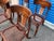 t.h. Robsjohn Gibbings Style Walnut Klismos Chairs…set of 4 For Sale - Image 10 of 16