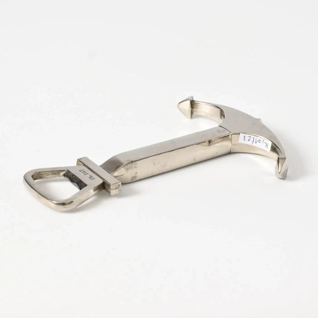 Metal Vintage Nautical Anchor-Shaped Bottle Opener and Corkscrew from MH, 1970s For Sale - Image 7 of 9