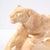 Art Deco Pale Terracotta Ceramic Sculpture of Stylized Pouncing Tiger For Sale - Image 9 of 13