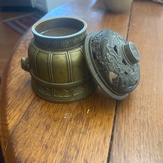 Antique Chinese Bronze Dragon Censor For Sale In Reno/Lake Tahoe - Image 6 of 6