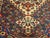 Vintage Persian Bakhtiari Bibibaft Rug, Hand-Knotted Wool, Geometric Medallion Design, Vegetable Dyes, Navy & Red, 5x7 For Sale - Image 15 of 18