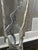 2010s Modern Sculptural metal Pendant Light, Handmade Cast Metal Design For Sale - Image 5 of 5