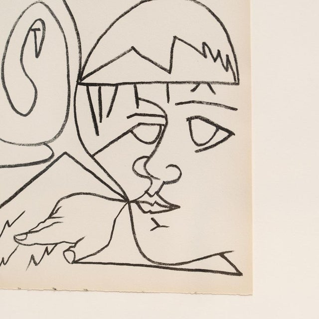 Françoise Gilot, Composition, Lithograph, 1951, Framed For Sale - Image 4 of 12