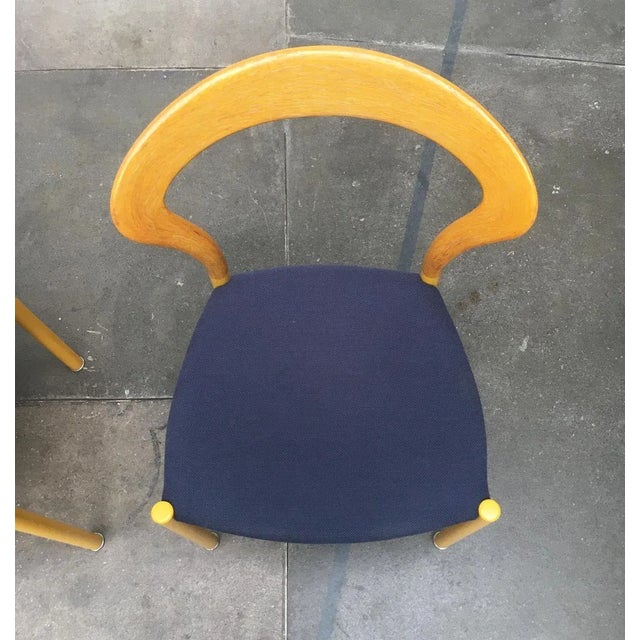 German Lotus Stacking Chairs and Table by Hartmut Lohmeyer for Kusch+Co, Set of 3 For Sale - Image 13 of 18