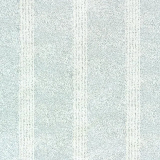Sister Parish Dot Fabric in Seafoam For Sale