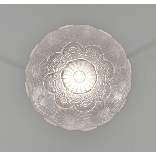 French Art Deco Pendant Light by Simonet Freres & Dieupart - 1920s France - A Pair For Sale - Image 6 of 13