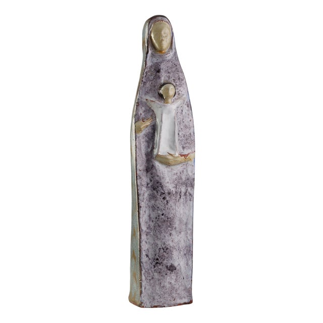 Mid‑Century Ceramic Sculpture by Perignem, Belgium, 1960s For Sale