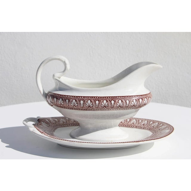 19th Century Portuguese Transferware Sauce or Gravy Boat For Sale - Image 13 of 13