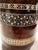 Antique Handcrafted Mother-of-Pearl Inlaid Heavy Wood Vase. 12 in/30.5 Cm For Sale In Pittsburgh - Image 6 of 12