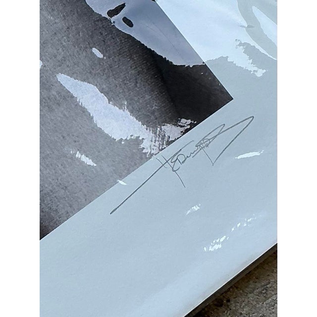 Vintage Signed Photographic Art Print For Sale - Image 9 of 12