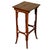 Antique Vienna Secession Bent Oak Pedestal Short Size Side Nesting Table Attributed to Thonet For Sale - Image 4 of 7