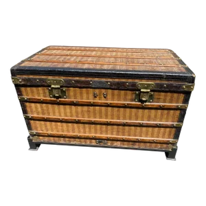 1880s Rayee Stripe Louis Vuitton Steamer Trunk