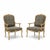 Italian Carved Faux Bois Cerused Bergère Chairs in Zebra Fabric - Pair For Sale - Image 4 of 7