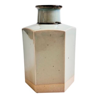 Dansk Hexagon Vase “Brown Mist” by Niels Refsgaard For Sale