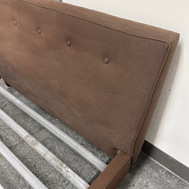 Queen Size Room & Board Hoffman Bed Frame For Sale - Image 9 of 12