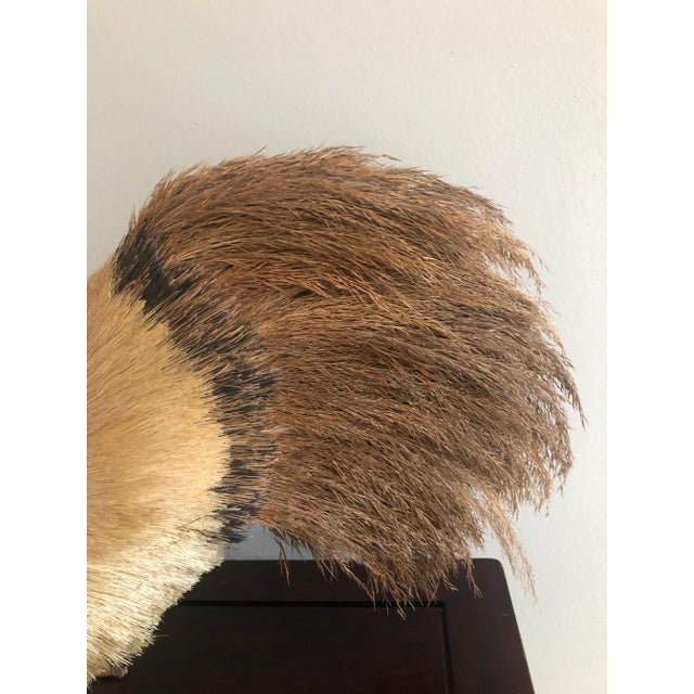 Late 20th Century Vintage Straw Chicken Figurine For Sale - Image 5 of 8