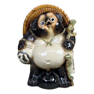Vintage Japanese Tanuki Shigaraki Pottery, 1970 For Sale