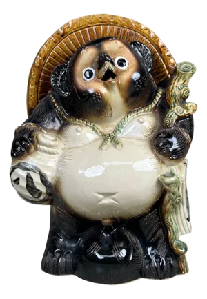 Vintage Japanese Tanuki Shigaraki Pottery, 1970