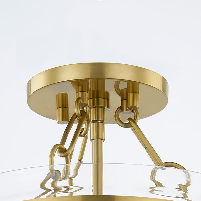 Dunbar brings a new traditional vibe to the classic bell jar pendant. Straightforward metalwork and clear glass make this...