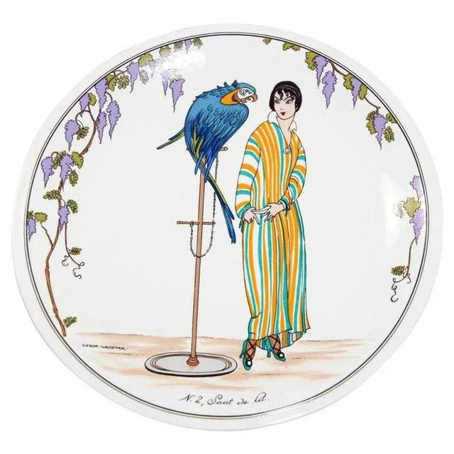 Art Deco Design Porcelain Plate Collectible Villeroy and Boch For Sale - Image 13 of 13