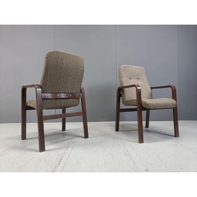 Vintage Bentwood Armchairs, 1993, Set of 8 For Sale - Image 11 of 12