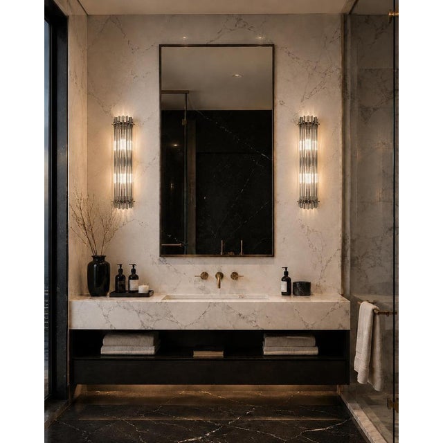 Italian Murano Glass Wall Sconces in the style of Venini, 1990s, Set of 4 For Sale - Image 3 of 18