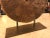 Late 19th Century Antique Mill Stone Sculpture Mounted on a Metal Stand For Sale - Image 5 of 7